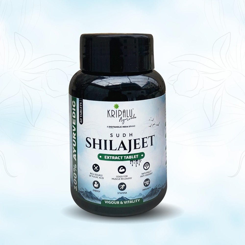 Kripalu Ayurveda's Sudh Shilajeet Extract Tablets – Pure & Natural