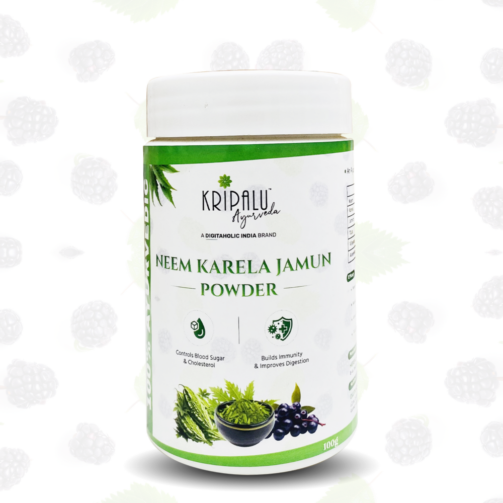 Kripalu Ayurveda's Neem Karela Jamun Powder – 100% Ayurvedic