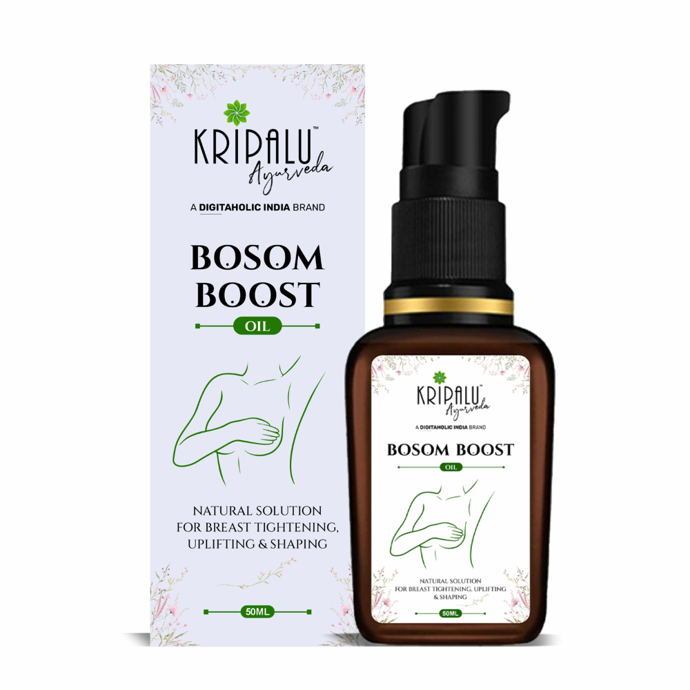 Kripalu Ayurveda's Premium Bosom Boost Oil for Women's Health | 50ml